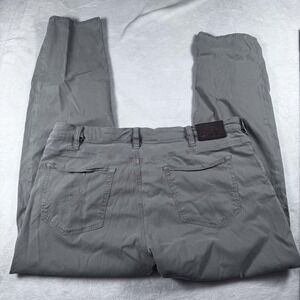 34 Heritage Jeans‎ Mens 40x32 Gray Courage Mid Rise Straight Stretch Lyocell